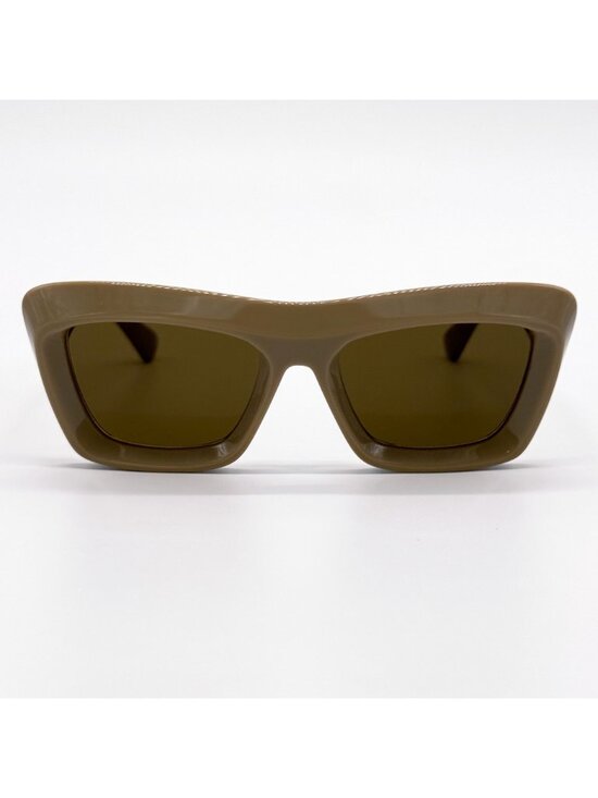 NEW BOTTEGA VENETA SUNGLASSES BV1283S 003 WOMEN BROWN EYEWEAR main image 5